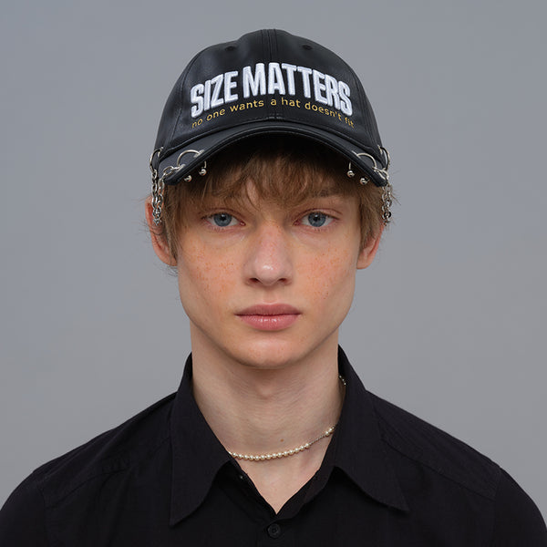 GENZERO Embroidered chain half-eaves baseball cap